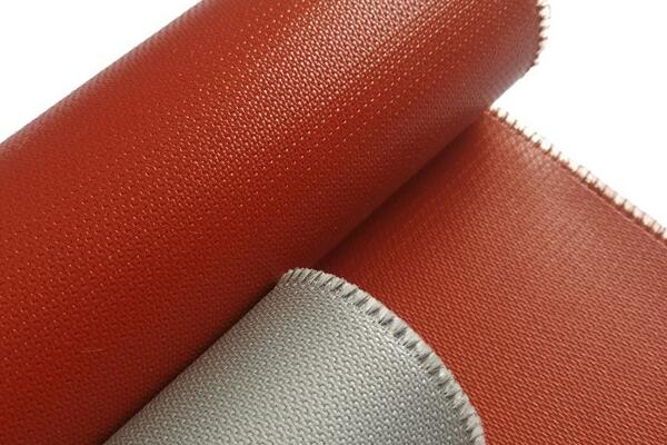 Tejido de fibra de vidrio recubierto de silicona