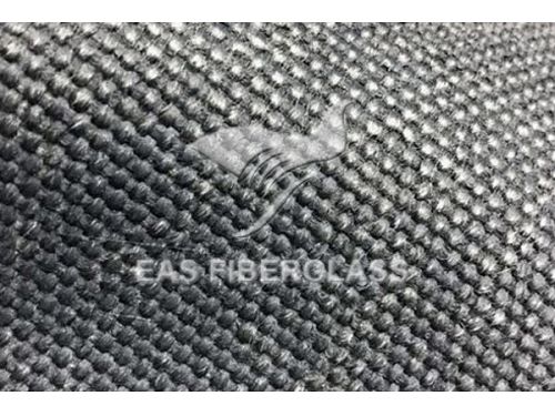 Tejido de fibra de vidrio recubierto de grafito