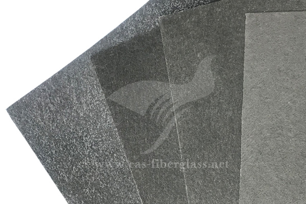 Tejido de fibra de vidrio de color negro