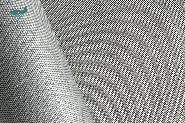 Tejido de fibra de vidrio recubierto de silicona reforzado con alambre de acero inoxidable